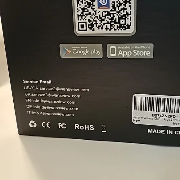 NWT Wansview Wireless 1080P Security Camera, WiFi Home Surveillance IP Camera - Picture 8 of 8